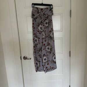 Floral Strapless romper